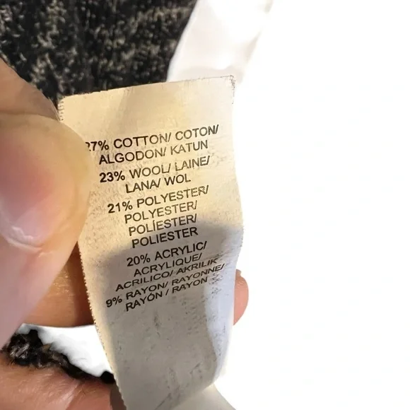 Lucky Brand Wool Blend open Cardigan Sweater Size Small - Picture 4 of 7